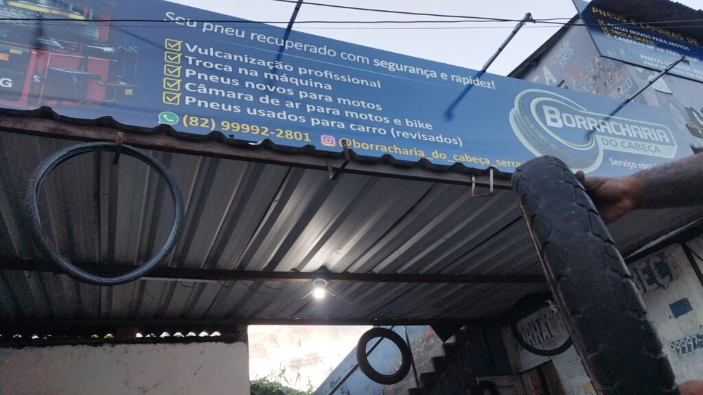 Conserto de câmara de ar de moto em Maceió
