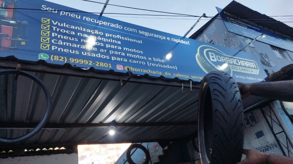 Conserto de câmara de ar de moto em Maceió
